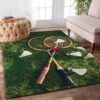 Badminton Grass Rug Sport Decor Gift Floor Decor Living Room Carpet Rug Area Rug - 5623835b306f