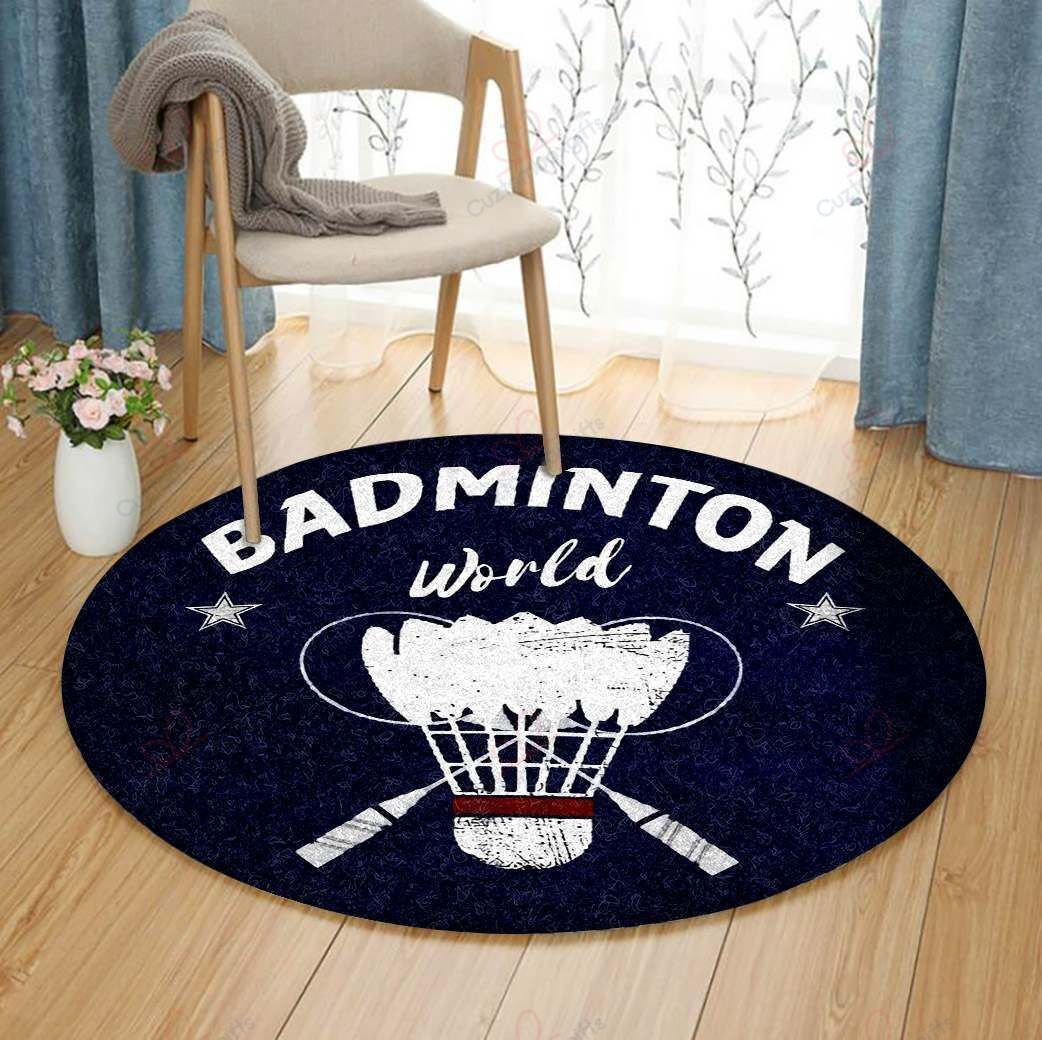 Badminton Round Carpet Floor Rug Living Room Bedroom Decor Round Area Rug Carpet Badminton Round Carpet Floor Rug Living Room Bedroom Decor Round Area Rug Carpet