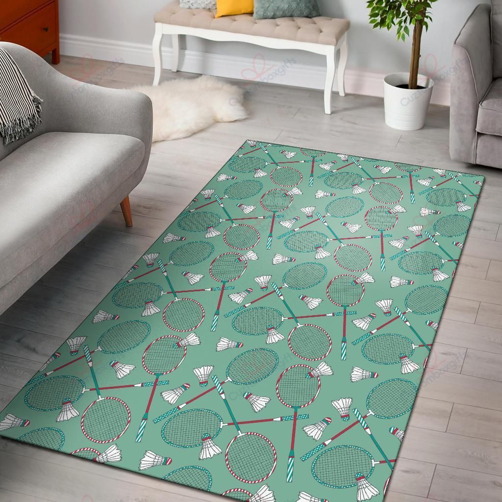 Badminton Pattern 5 Rug Sport Decor Gift Floor Decor Living Room Carpet Rug Area Rug - 6f97f5a32efe Badminton Pattern 5 Rug Sport Decor Gift Floor Decor Living Room Carpet Rug Area Rug - 6f97f5a32efe