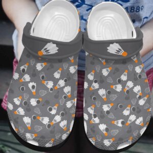 Badminton Personalized Clog Custom Crocs Comfortablefashion Style Comfortable For Women Men Kid Print 3D Badminton Pattern