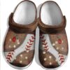 Bag Baseball Ball Shoes Crocs Clog For Batter-Funny Baseball Shoes Crocbland Clog For Man Son Father