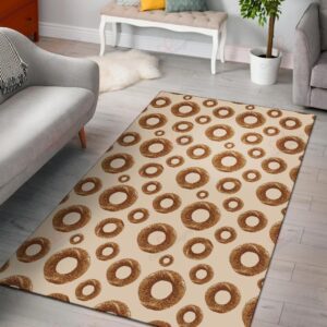 Bagel Pattern 1 Rug Sport Decor Gift Floor Decor Living Room Carpet Rug Area Rug - eef5a04fa9fa