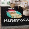 Bah Humpug Cute Christmas Pug Rug Sport Decor Gift Floor Decor Living Room Carpet Rug Area Rug - 04879125b402
