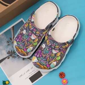 Baking Is Love Sku 45 Crocs Crocband Clog Comfortable For Mens Womens Classic Clog Water Shoes
