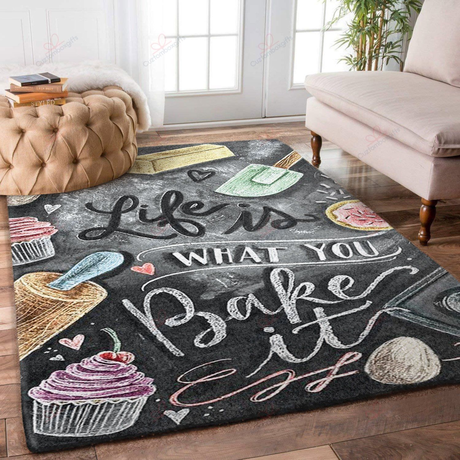 Baking Life Is What You Bake It Rug Sport Decor Gift Floor Decor Living Room Carpet Rug Area Rug - 764cb9ec64aa Baking Life Is What You Bake It Rug Sport Decor Gift Floor Decor Living Room Carpet Rug Area Rug - 764cb9ec64aa