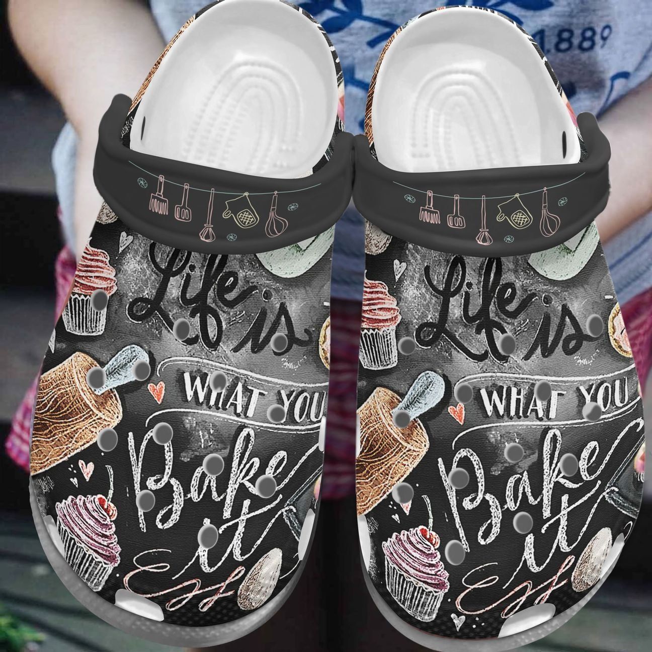 Baking Personalize Clog Custom Crocs Fashionstyle Comfortable For Women Men Kid Print 3D Whitesole Pattern 123 Baking Personalize Clog Custom Crocs Fashionstyle Comfortable For Women Men Kid Print 3D Whitesole Pattern 123