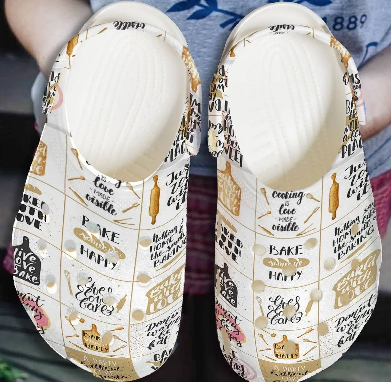 Baking Personalized Clog Custom Crocs Comfortablefashion Style Comfortable For Women Men Kid Print 3D Baking Personalized Clog Custom Crocs Comfortablefashion Style Comfortable For Women Men Kid Print 3D