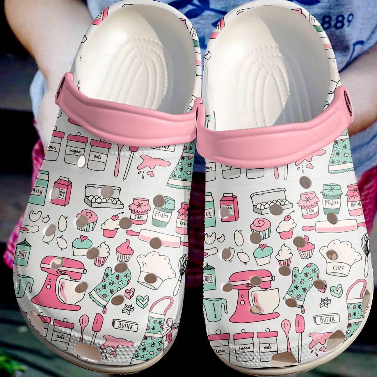 Baking Personalized Clog Custom Crocs Comfortablefashion Style Comfortable For Women Men Kid Print 3D Bake With Love Baking Personalized Clog Custom Crocs Comfortablefashion Style Comfortable For Women Men Kid Print 3D Bake With Love
