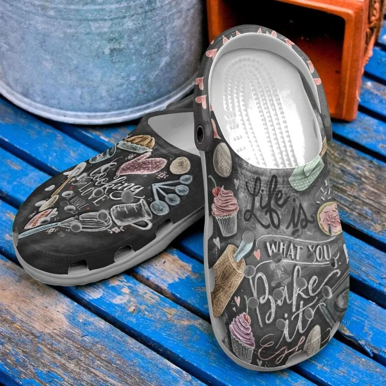 Baking Personalized Clog Custom Crocs Comfortablefashion Style Comfortable For Women Men Kid Print 3D Baking Lover Baking Personalized Clog Custom Crocs Comfortablefashion Style Comfortable For Women Men Kid Print 3D Baking Lover