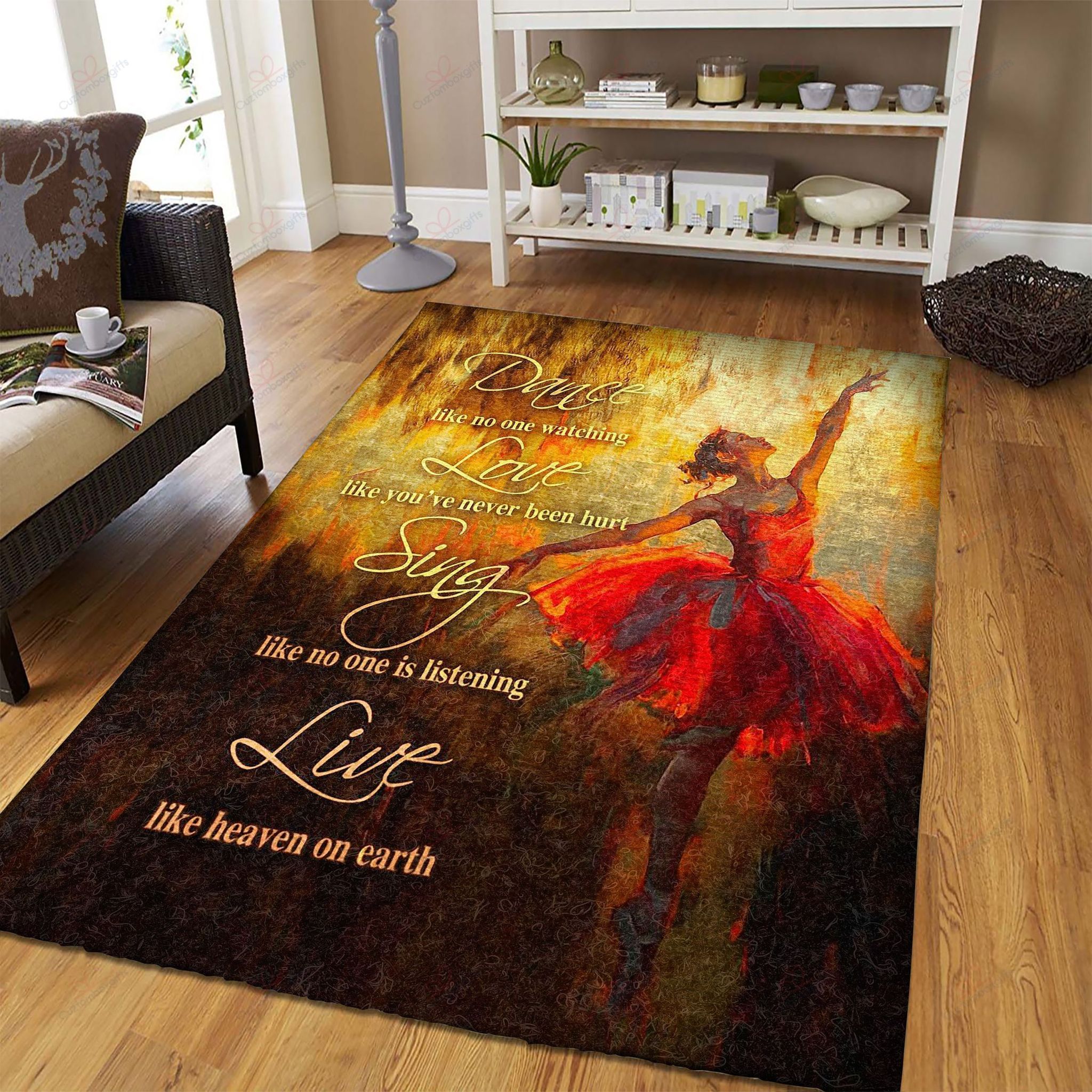 Ballet Dance Love Sing Live Rug Sport Decor Gift Floor Decor Living Room Carpet Rug Area Rug - 380de76f4eda Ballet Dance Love Sing Live Rug Sport Decor Gift Floor Decor Living Room Carpet Rug Area Rug - 380de76f4eda