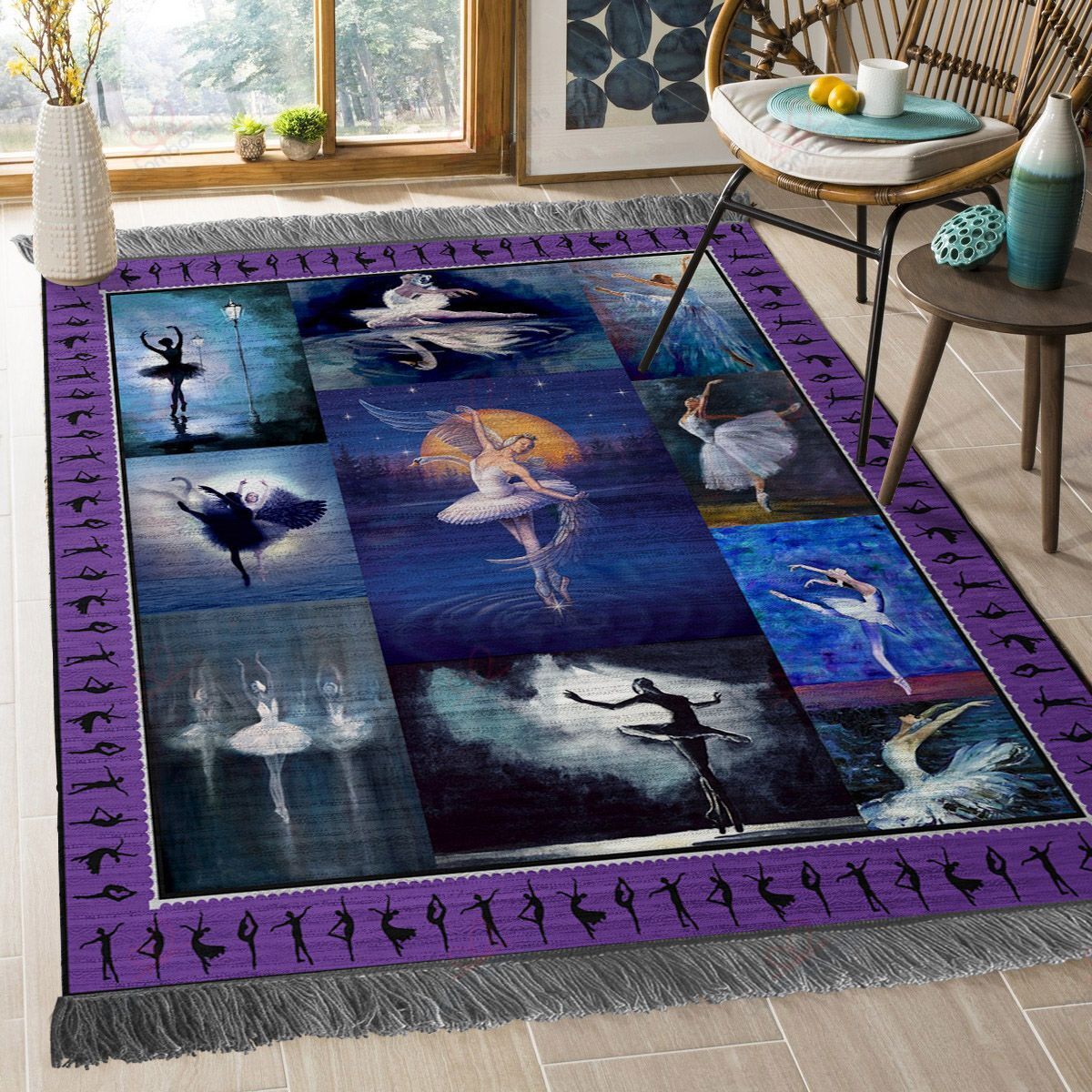 Ballet Dancers Rug Sport Decor Gift Floor Decor Living Room Carpet Rug Area Rug - f4a2b033a3bb Ballet Dancers Rug Sport Decor Gift Floor Decor Living Room Carpet Rug Area Rug - f4a2b033a3bb