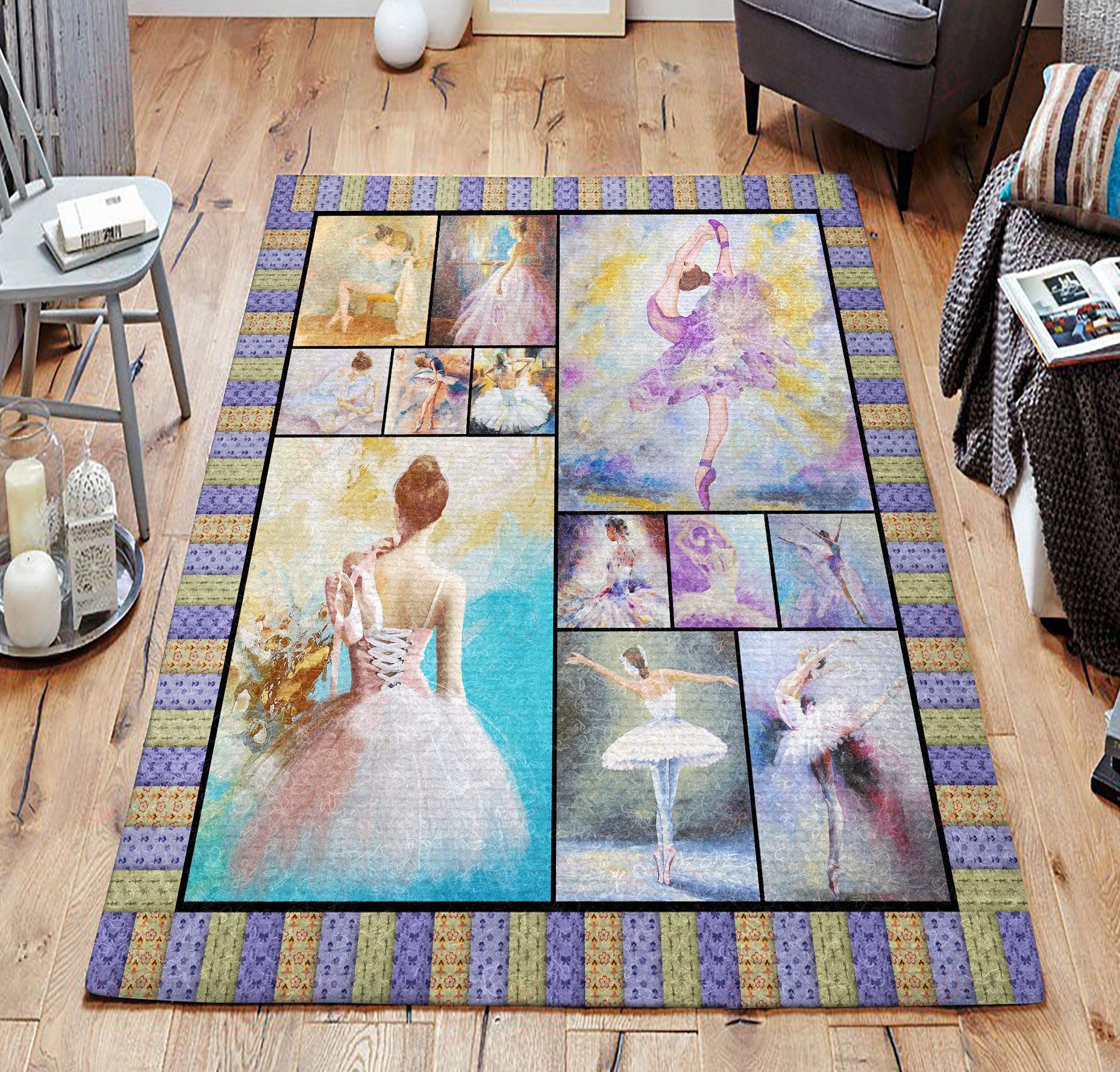 Ballet Girl Rug Sport Decor Gift Floor Decor Living Room Carpet Rug Area Rug - f1060cdbdf74 Ballet Girl Rug Sport Decor Gift Floor Decor Living Room Carpet Rug Area Rug - f1060cdbdf74