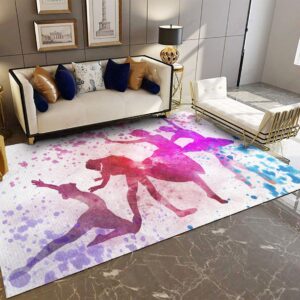 Ballet Rug Sport Decor Gift Floor Decor Living Room Carpet Rug Area Rug - c1c5c2774a88