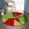 Ballet Round Carpet Floor Rug Living Room Bedroom Decor Round Area Rug Carpet