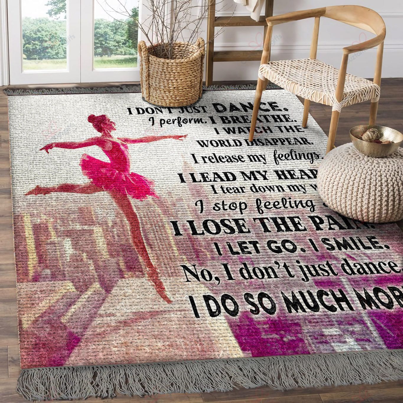 Ballet I Dont Just Dance Rug Sport Decor Gift Floor Decor Living Room Carpet Rug Area Rug - b14276a6b6c8 Ballet I Dont Just Dance Rug Sport Decor Gift Floor Decor Living Room Carpet Rug Area Rug - b14276a6b6c8