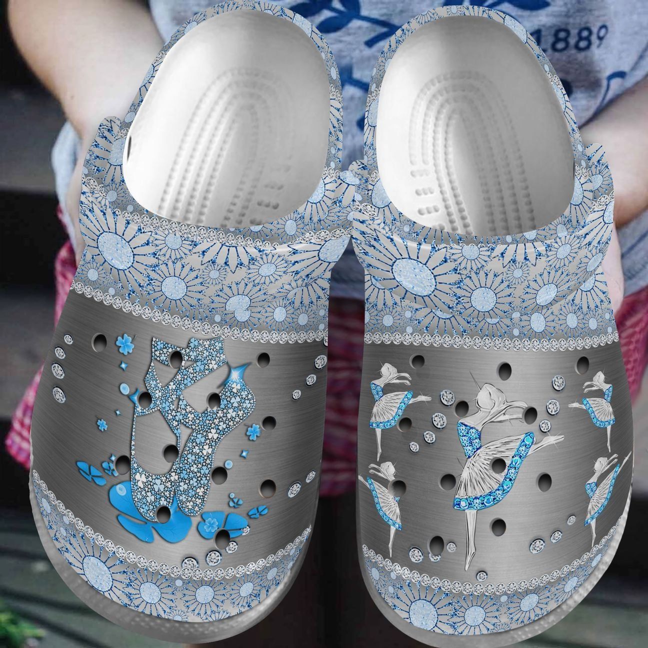 Ballet Personalized Clog Custom Crocs Comfortablefashion Style Comfortable For Women Men Kid Print 3D Twinkle Ballet Ballet Personalized Clog Custom Crocs Comfortablefashion Style Comfortable For Women Men Kid Print 3D Twinkle Ballet