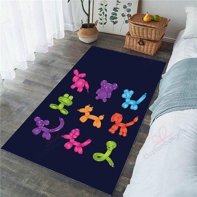 Balloons Dog Rug Sport Decor Gift Floor Decor Living Room Carpet Rug Area Rug - f3e234f7e2a1 Balloons Dog Rug Sport Decor Gift Floor Decor Living Room Carpet Rug Area Rug - f3e234f7e2a1