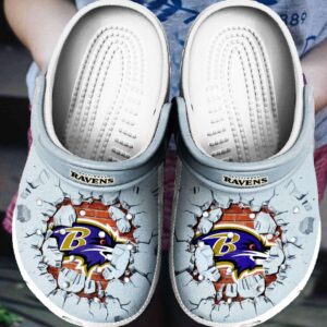 Baltimore Ravens Tide Crocs Clog Clog Shoes
