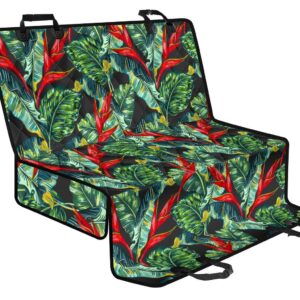 Banana Leaf Hawaiian Pattern Print Pet Car Back Seat Cover - 0c8bdb7beb6a
