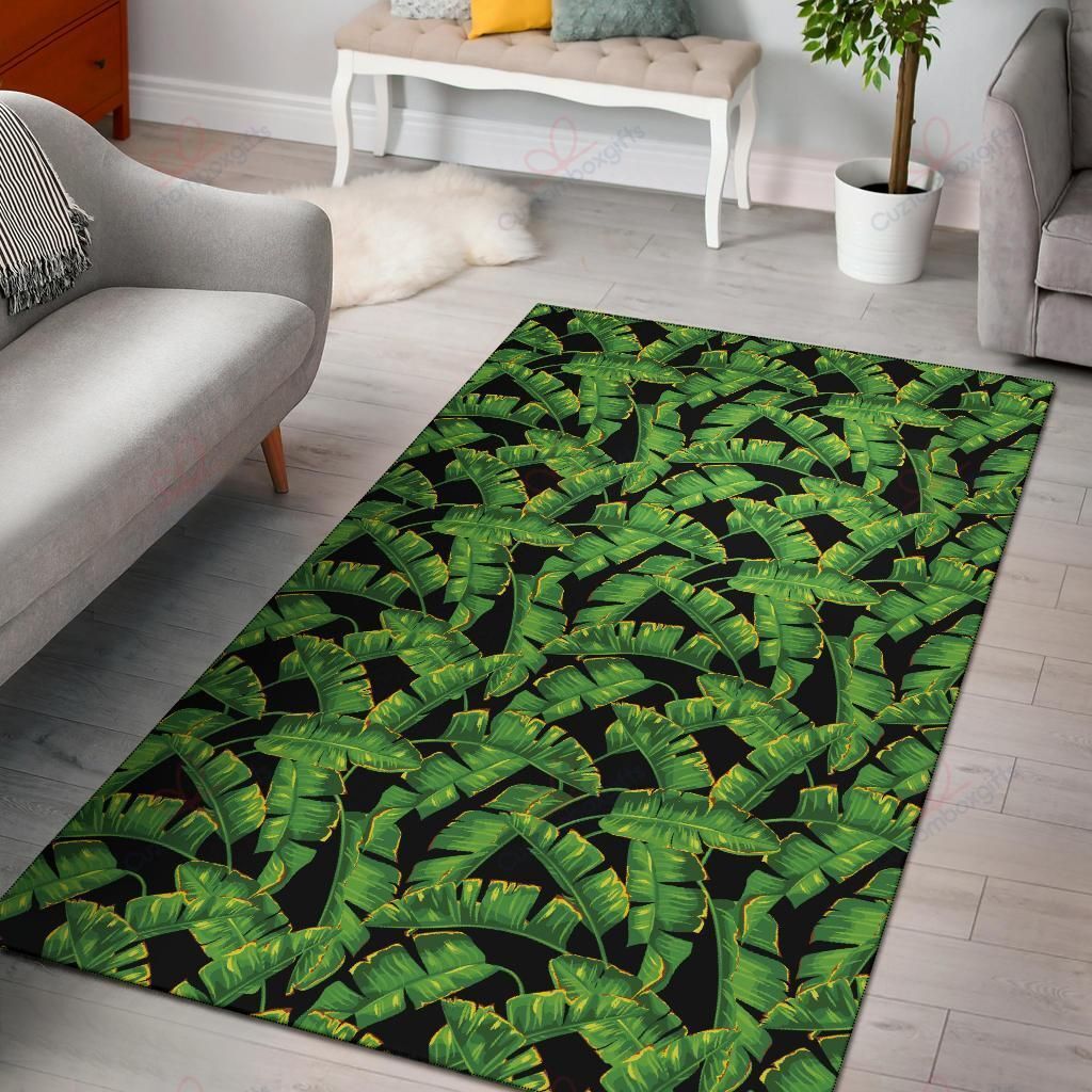 Banana Leaf Pattern 3 Rug Sport Decor Gift Floor Decor Living Room Carpet Rug Area Rug - 222de3ea5268 Banana Leaf Pattern 3 Rug Sport Decor Gift Floor Decor Living Room Carpet Rug Area Rug - 222de3ea5268