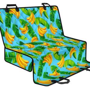 Banana Leaf Pattern Print Pet Car Back Seat Cover - 697b716b6c52