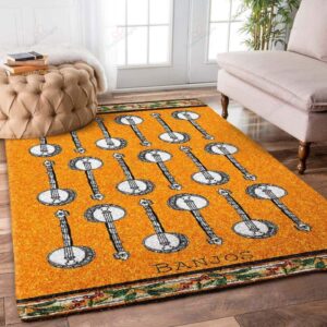 Banjos Music Rug Sport Decor Gift Floor Decor Living Room Carpet Rug Area Rug - 562ed4100ba1
