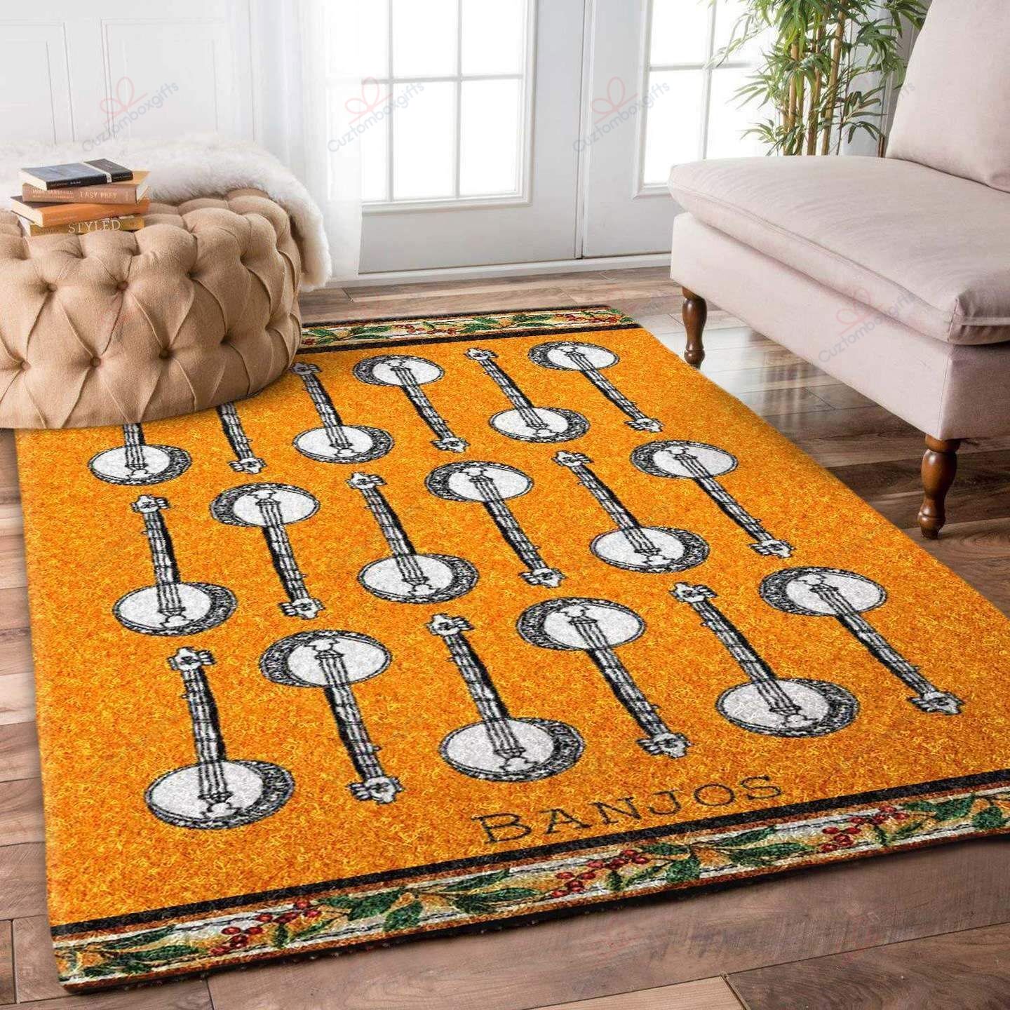 Banjos Music Rug Sport Decor Gift Floor Decor Living Room Carpet Rug Area Rug - 562ed4100ba1 Banjos Music Rug Sport Decor Gift Floor Decor Living Room Carpet Rug Area Rug - 562ed4100ba1