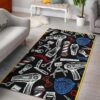 Barber Rug Sport Decor Gift Floor Decor Living Room Carpet Rug Area Rug - 60bcdf738ca2