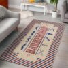 Barber Shop Rug Barber Tools Barber Pole Rug Sport Decor Gift Floor Decor Living Room Carpet Rug Area Rug - 0beefd7e8589