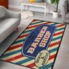 Barber Shop Rug Shave And Haircut Barber Pole Background Rug Sport Decor Gift Floor Decor Living Room Carpet Rug Area Rug - 0e2776b53cfe
