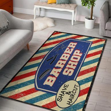 Barber Shop Rug Shave And Haircut Barber Pole Background Rug Sport Decor Gift Floor Decor Living Room Carpet Rug Area Rug - 0e2776b53cfe Barber Shop Rug Shave And Haircut Barber Pole Background Rug Sport Decor Gift Floor Decor Living Room Carpet Rug Area Rug - 0e2776b53cfe
