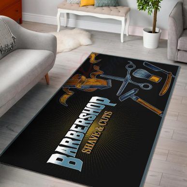 Barber Shop Shave And Cuts Rug Sport Decor Gift Floor Decor Living Room Carpet Rug Area Rug - 1b1fbc0ac500 Barber Shop Shave And Cuts Rug Sport Decor Gift Floor Decor Living Room Carpet Rug Area Rug - 1b1fbc0ac500