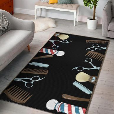 Barber Tools Rug Sport Decor Gift Floor Decor Living Room Carpet Rug Area Rug - a6f5b740e4dc Barber Tools Rug Sport Decor Gift Floor Decor Living Room Carpet Rug Area Rug - a6f5b740e4dc