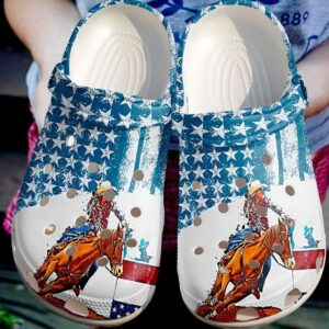 Barrel Racing Turn ‘N’ Burn Sku 97 Crocs Crocband Clog Comfortable For Mens Womens Classic Clog Water Shoes