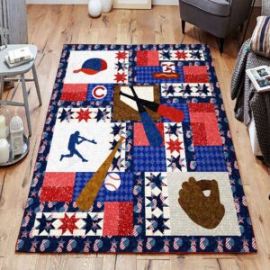 Baseball 2 Rug Sport Decor Gift Floor Decor Living Room Carpet Rug Area Rug - 190dc339610c