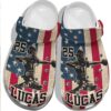 Baseball 4Th Of July Usa Flag Shoes Crocs Clog For Batter – America Flag Baseball Shoes Customize Name Number