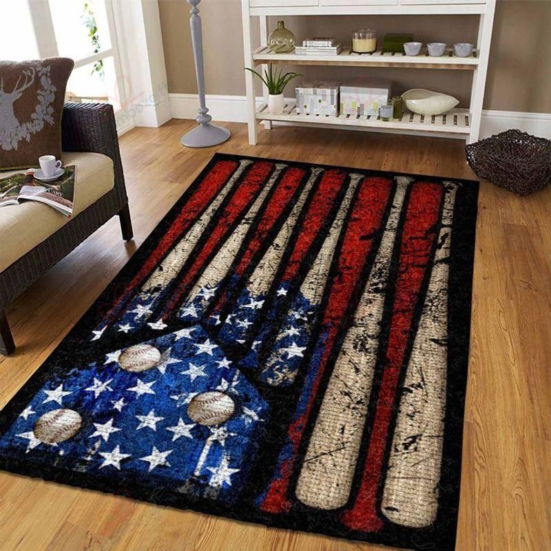 Baseball American Flag Rug Sport Decor Gift Floor Decor Living Room Carpet Rug Area Rug - 5eaf0e5e20b9 Baseball American Flag Rug Sport Decor Gift Floor Decor Living Room Carpet Rug Area Rug - 5eaf0e5e20b9