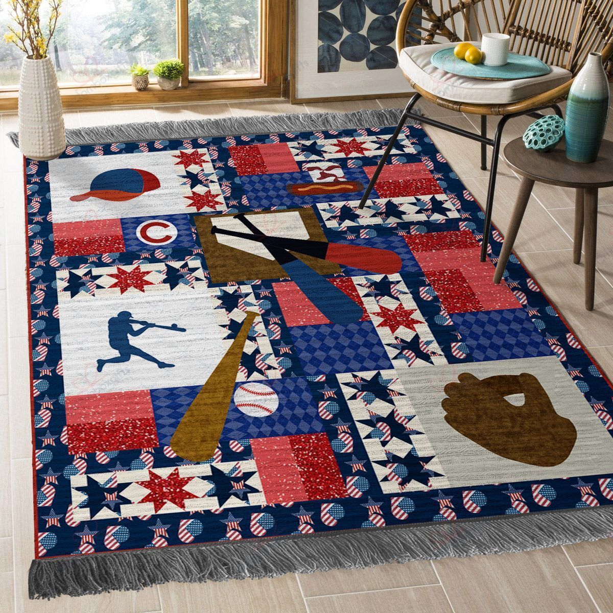 Baseball And Flower Rug Sport Decor Gift Floor Decor Living Room Carpet Rug Area Rug - 1ab750829b0c Baseball And Flower Rug Sport Decor Gift Floor Decor Living Room Carpet Rug Area Rug - 1ab750829b0c