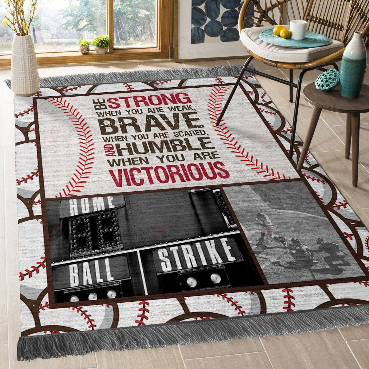 Baseball Be Strong Rug Sport Decor Gift Floor Decor Living Room Carpet Rug Area Rug - 6a690ef2e3c3 Baseball Be Strong Rug Sport Decor Gift Floor Decor Living Room Carpet Rug Area Rug - 6a690ef2e3c3