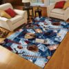 Baseball Blue Rug Sport Decor Gift Floor Decor Living Room Carpet Rug Area Rug - 40e5cd38547f