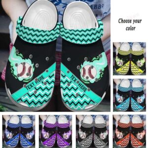 Baseball Crocs Clog Classic Clog Colorful Baseball Shoes