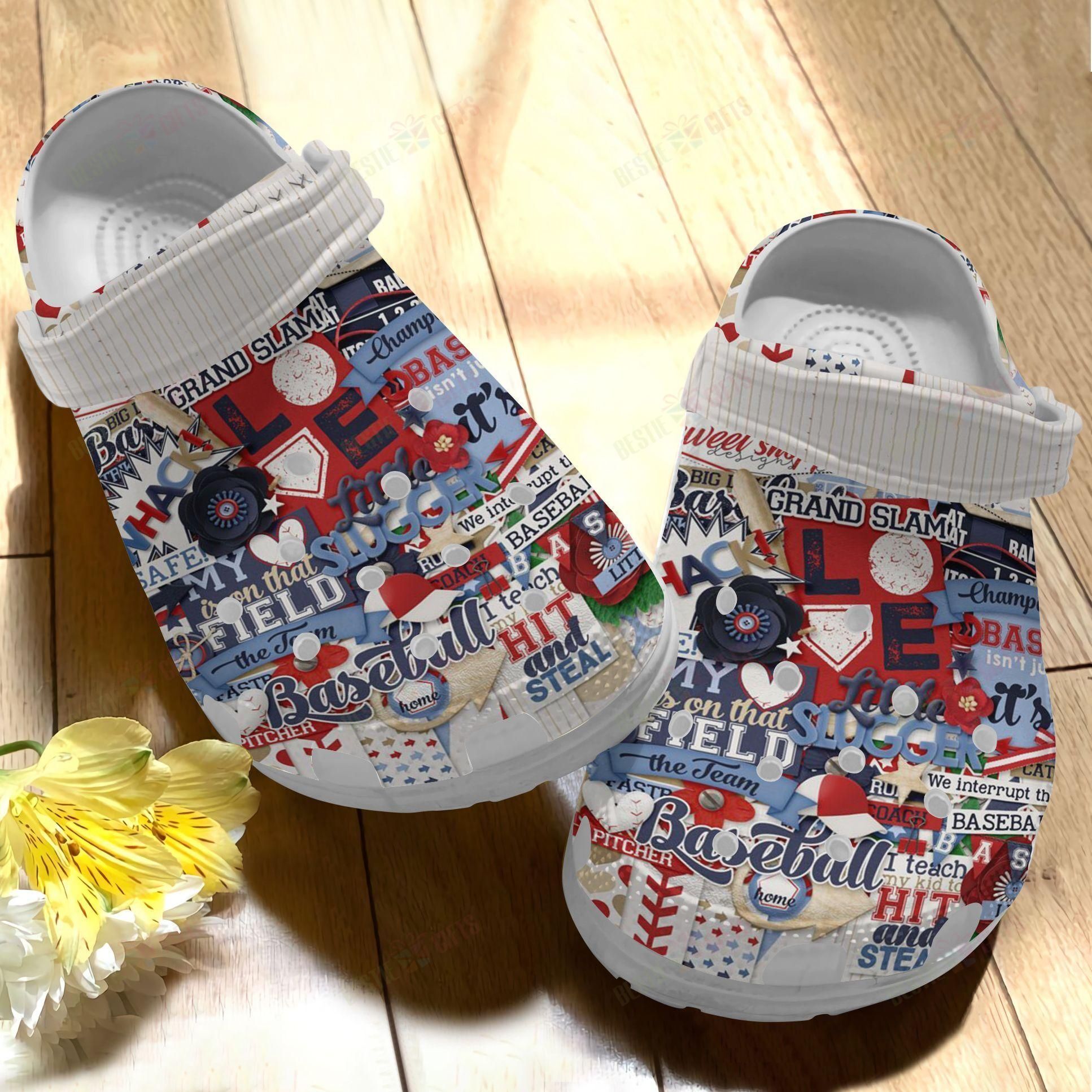 Baseball Crocs Clog Classic Clog Whitesole Baseball Shoes Baseball Crocs Clog Classic Clog Whitesole Baseball Shoes