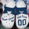Baseball Crocs Clog Classic Clog Whitesole Personalized Team Uniform Shoes