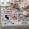 Baseball Dear My Son Mom Be Strong And Courageous Rug Sport Decor Gift Floor Decor Living Room Carpet Rug Area Rug - 2d1bace71a86