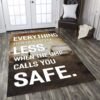 Baseball Everything Hurts A Little Less When The Ump Calls You Safe Rug Sport Decor Gift Floor Decor Living Room Carpet Rug Area Rug - 43abb04f8a32