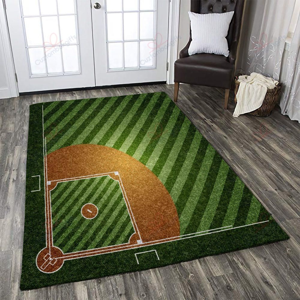 Baseball Grass Rug Sport Decor Gift Floor Decor Living Room Carpet Rug Area Rug - f8ab64007152 Baseball Grass Rug Sport Decor Gift Floor Decor Living Room Carpet Rug Area Rug - f8ab64007152
