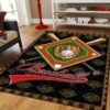 Baseball Rug Sport Decor Gift Floor Decor Living Room Carpet Rug Area Rug - 32c741dc721f