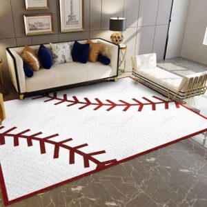 Baseball Rug Sport Decor Gift Floor Decor Living Room Carpet Rug Area Rug - f42c23910705