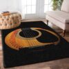 Baseball Guitar Rug Sport Decor Gift Floor Decor Living Room Carpet Rug Area Rug - f73eba4838e0