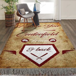 Baseball I Love You To The Centerfield Rug Sport Decor Gift Floor Decor Living Room Carpet Rug Area Rug - aa355af91b63